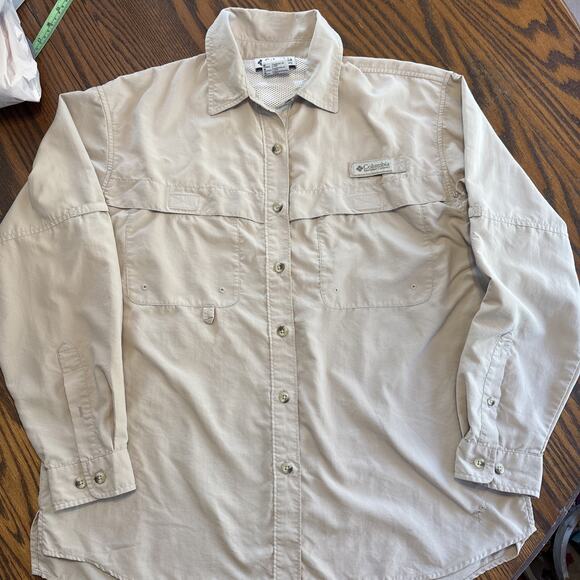 Columbia Other - Columbia PFG long sleeve shirt tan medium
